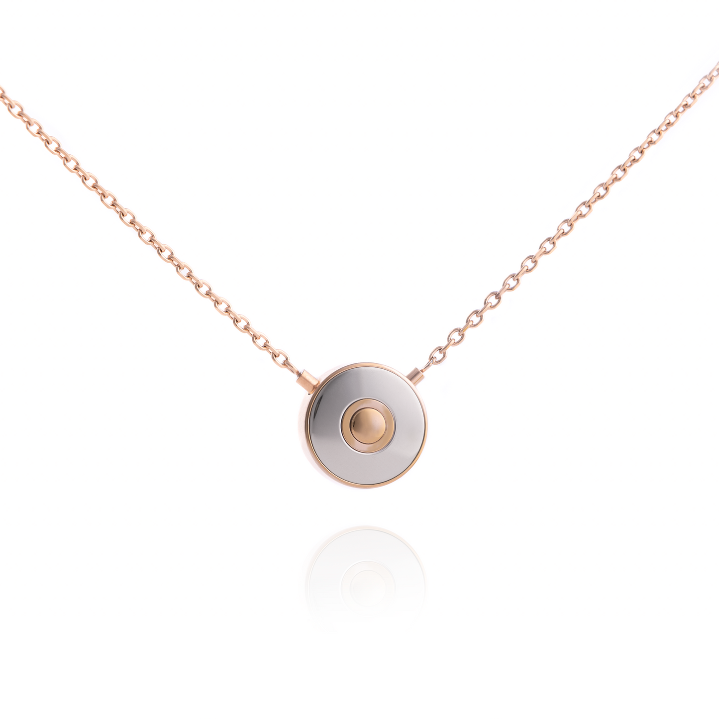 The secret pendant Icon rose gold PVD