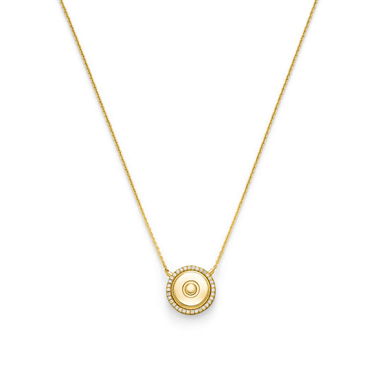 The fishtail gold secret pendant