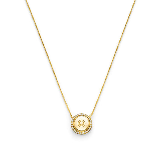 The fishtail gold secret pendant