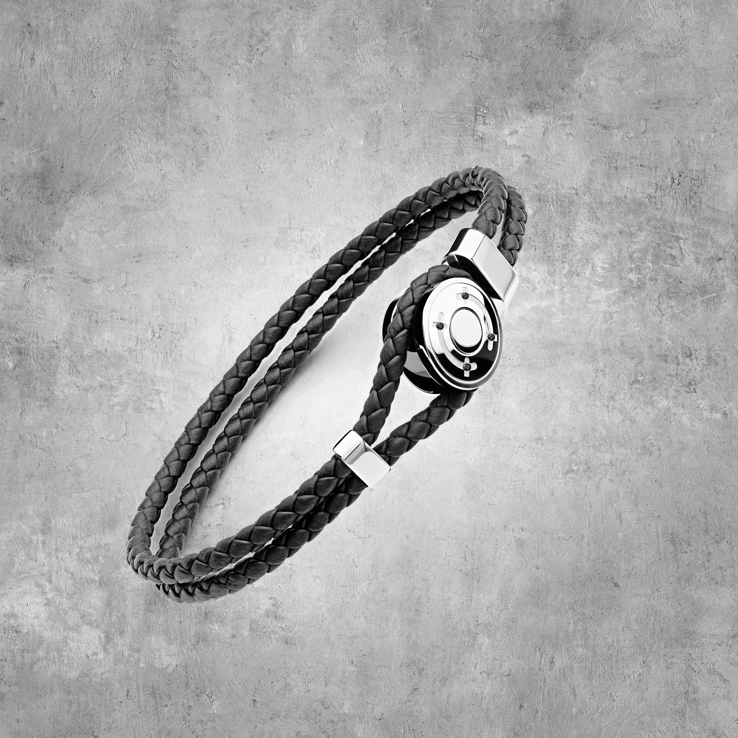 Das geheime Männerarmband 3.0. mit schwarzen Diamanten
