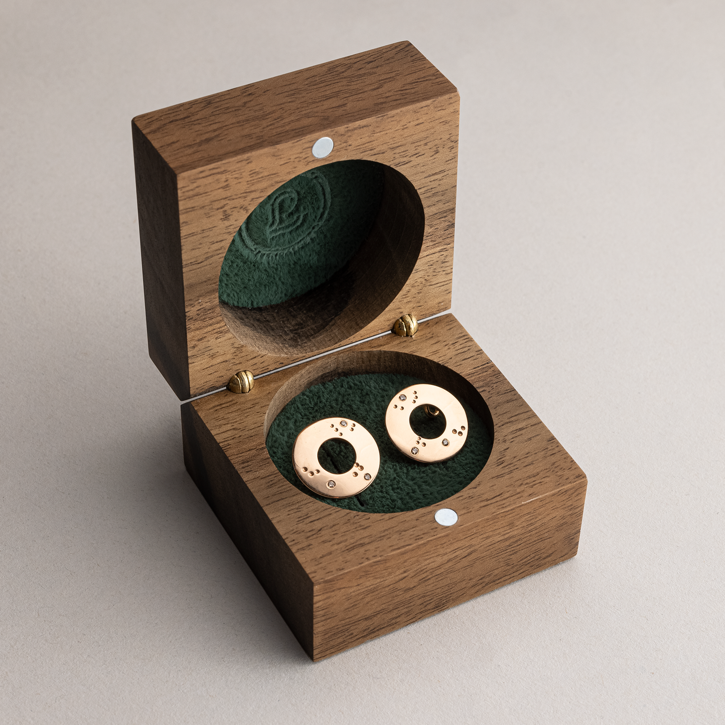 The secret circle 18K gold earrings Cancer