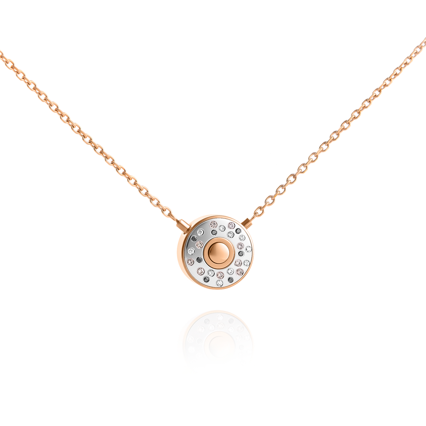 Der geheime Anhänger Circle with Diamonds