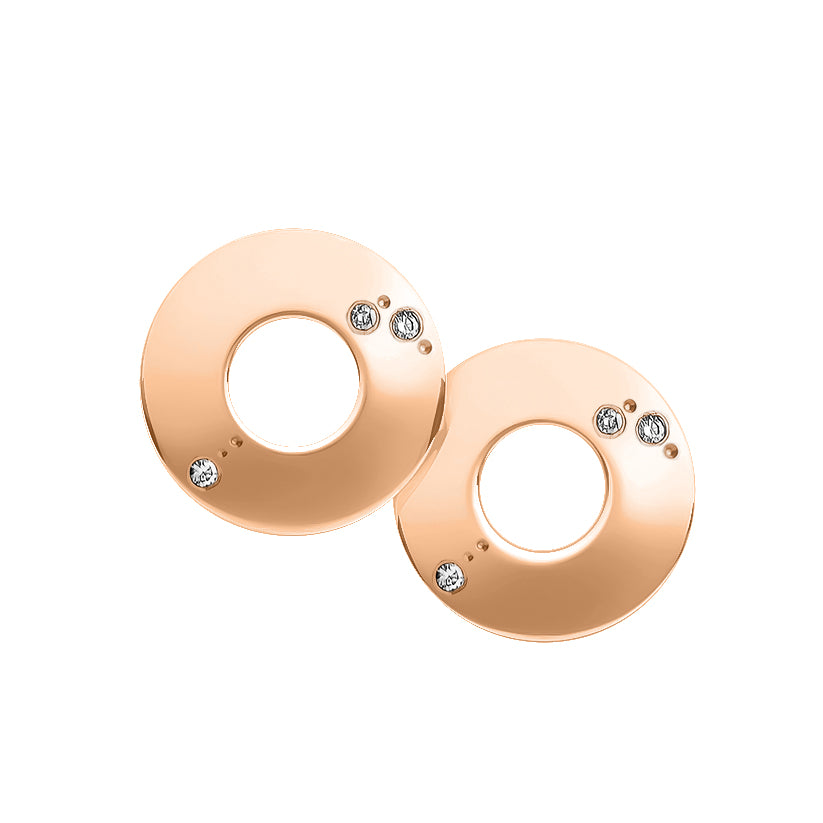 The secret circle 18K gold earrings zodiac