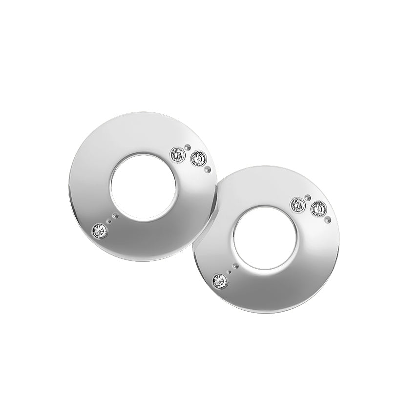 The secret circle 18K gold earrings zodiac