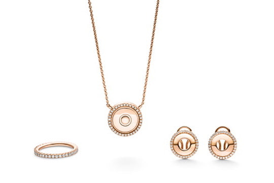 Goldring mit Diamanten in Fischschwanzfassung 