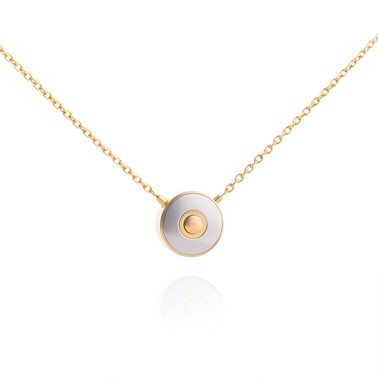 The secret pendant Icon yellowgold finish
