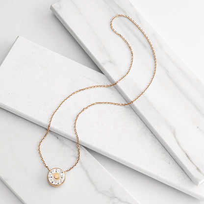 The secret pendant Starry Night rosegold