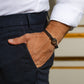 The secret men bracelet 3.0. with black diamonds