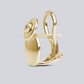 The secret button earrings aus 18 Karat Gold