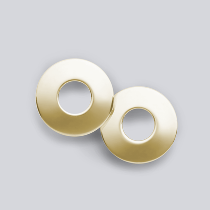 The secret circle 18K gold earrings