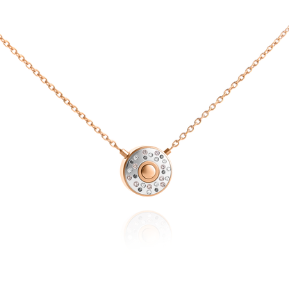 The secret pendant Starry Night rosegold