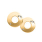 The secret circle 18K gold earrings zodiac